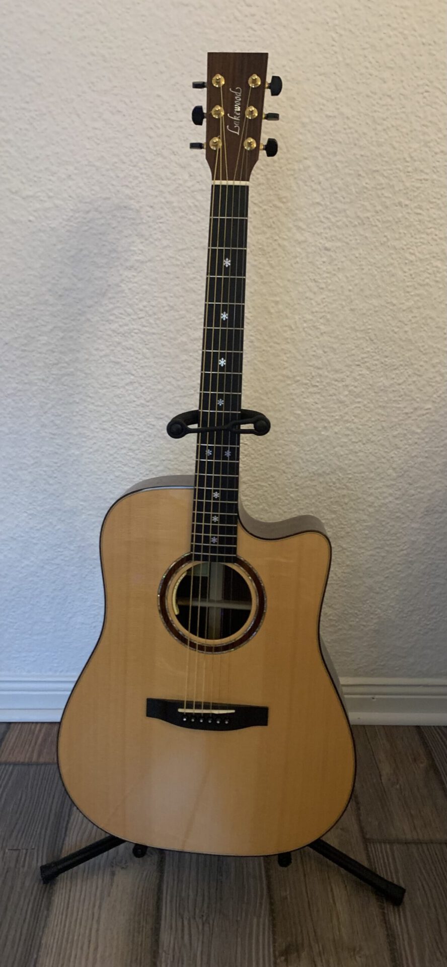 Meine Standardgitarre: Lakewood D-32 CP​.